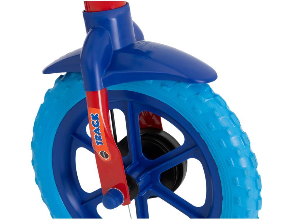 Bicicleta Infantil Aro 12 TK3 Track Arco Íris Vermelho e Azul com Rodinhas - 8