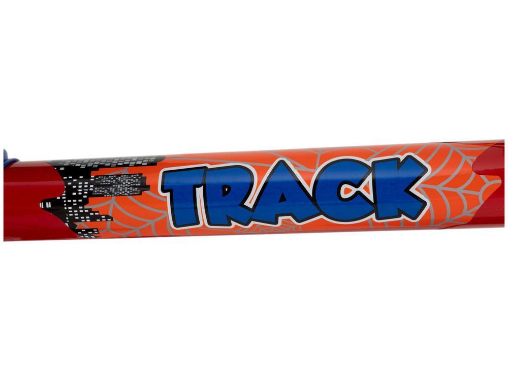 Bicicleta Infantil Aro 12 TK3 Track Arco Íris Vermelho e Azul com Rodinhas - 9