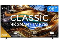 Smart TV 98" 4K UHD LED TCL 98P755 120Hz Wi-Fi Bluetooth 4 HDMI 2 USB - 1