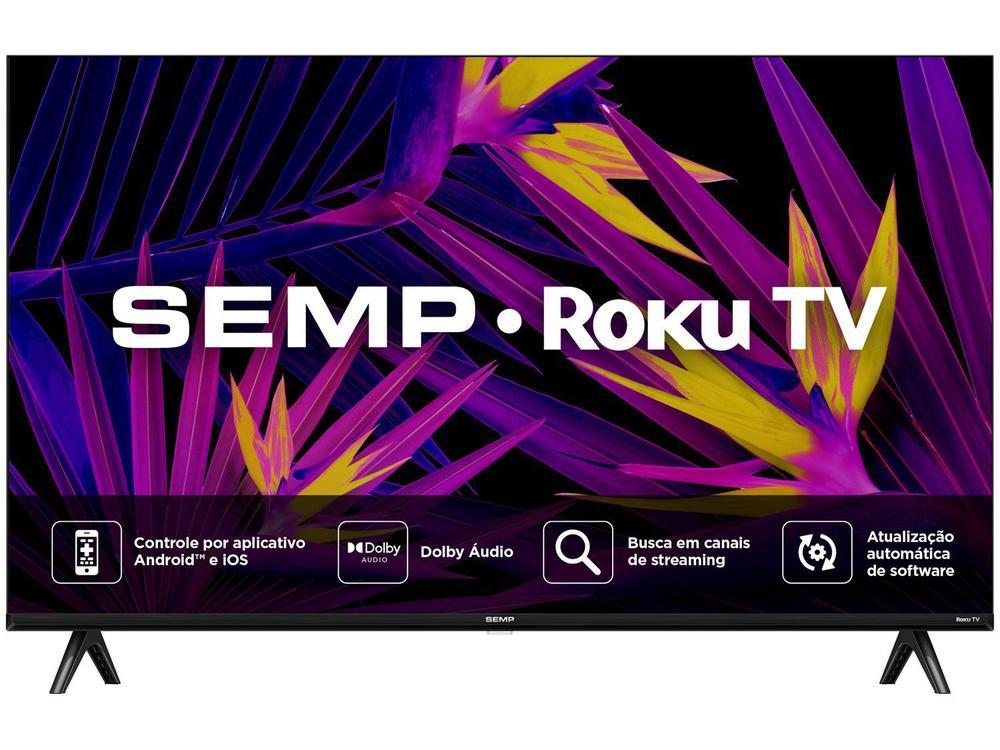 Smart TV 32" HD LED Semp 32R6610 Wi-Fi 3 HDMI 1 USB - 9