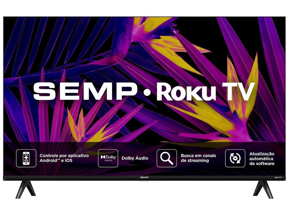 Smart TV 32" HD LED Semp 32R6610 Wi-Fi 3 HDMI 1 USB - 7