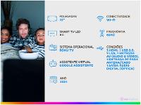 Smart TV 32" HD LED Semp 32R6610 Wi-Fi 3 HDMI 1 USB - 2