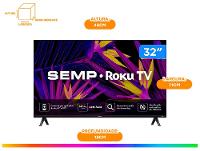 Smart TV 32" HD LED Semp 32R6610 Wi-Fi 3 HDMI 1 USB - 8