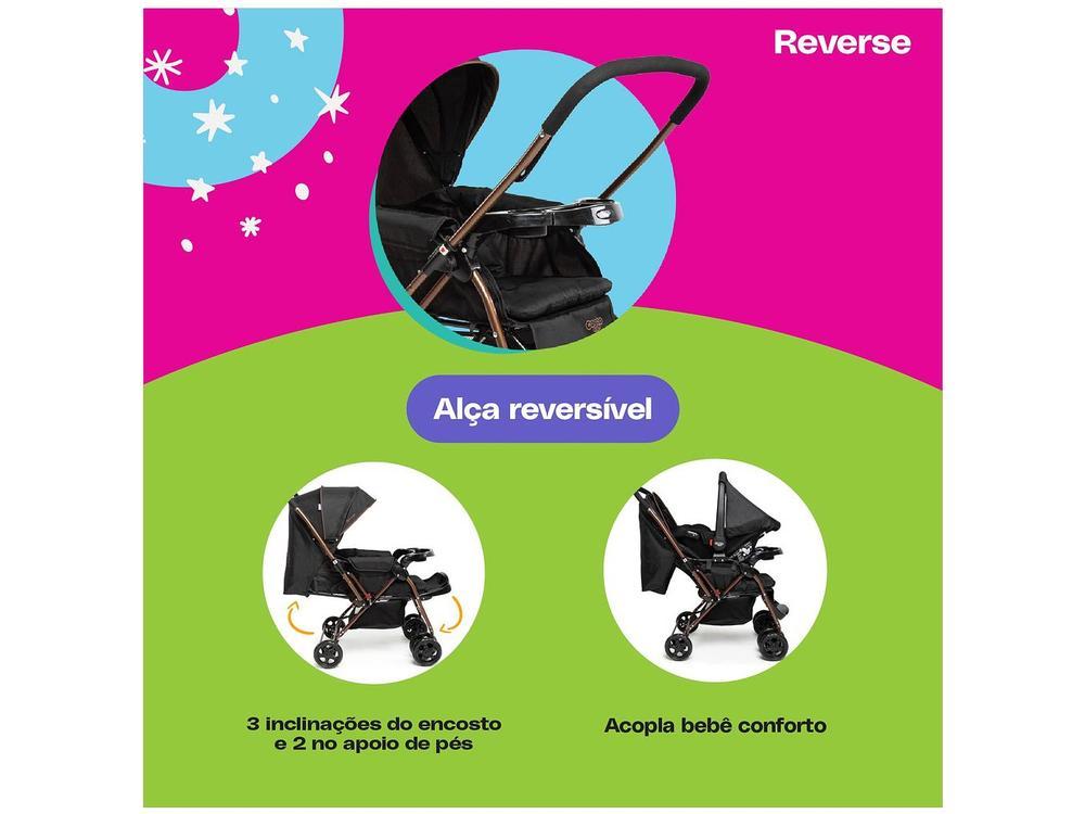 Carrinho de Bebê com Bebê Conforto Cosco Kids Travel System TS DUO Reverse 0 a 15kg - 2