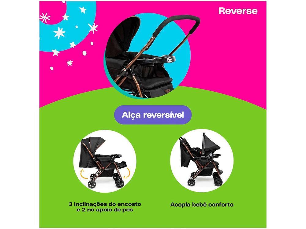 Carrinho de Bebê com Bebê Conforto Cosco Kids Travel System TS DUO Reverse 0 a 15kg - 3