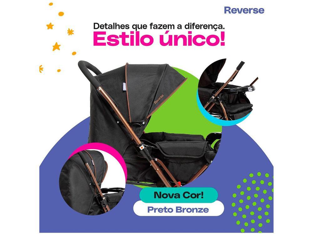 Carrinho de Bebê com Bebê Conforto Cosco Kids Travel System TS DUO Reverse 0 a 15kg - 5
