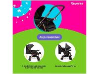 Carrinho de Bebê com Bebê Conforto Cosco Kids Travel System TS DUO Reverse 0 a 15kg - 3