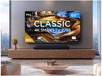 Smart TV 65" 4K UHD LED TCL 65P755 Wi-Fi Bluetooth 3 HDMI 1 USB