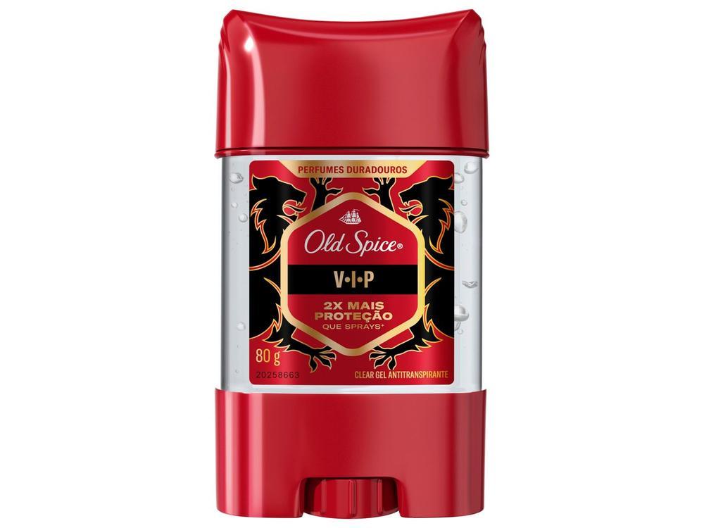 Desodorante Gel Antitranspirante Old Spice VIP 72 Horas 80g - 1