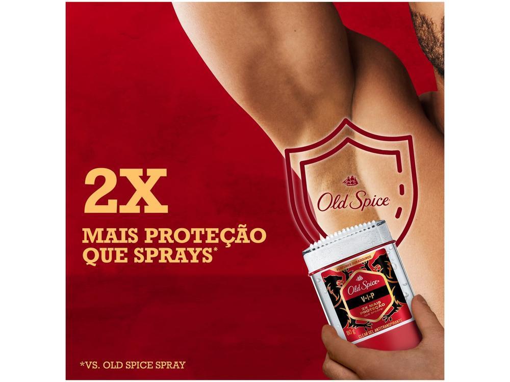 Desodorante Gel Antitranspirante Old Spice VIP 72 Horas 80g - 3