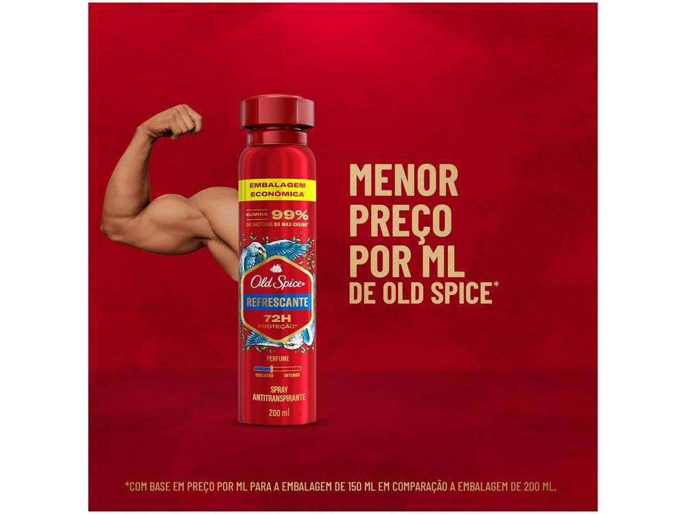 Desodorante Antitranspirante Old Spice Refrescante 200ml - 16