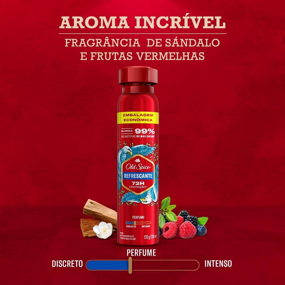 Desodorante Antitranspirante Old Spice Refrescante 200ml - 6
