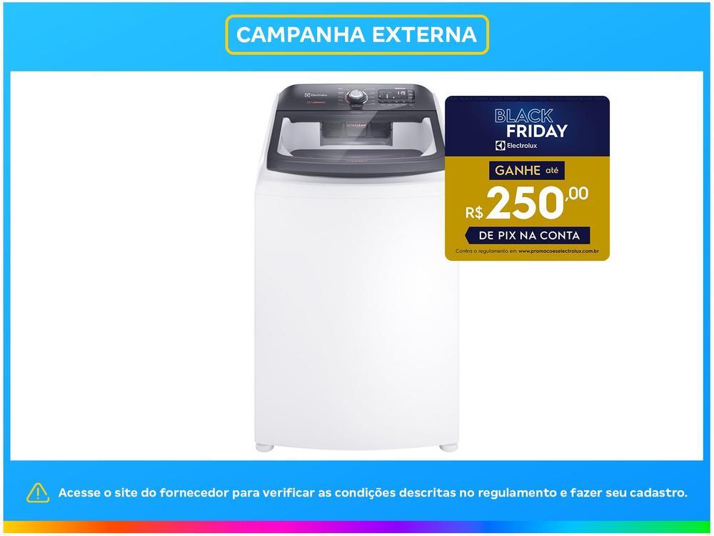 Lavadora de Roupas Electrolux 15kg Cesto Inox 11 Programas de Lavagem Branco Premium Care LEC15 - 10