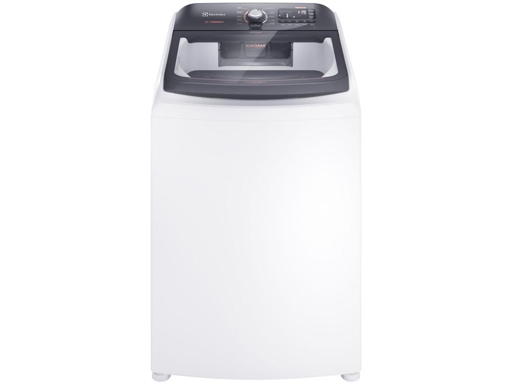 Lavadora de Roupas Electrolux 15kg Cesto Inox 11 Programas de Lavagem Branco Premium Care LEC15 - 11