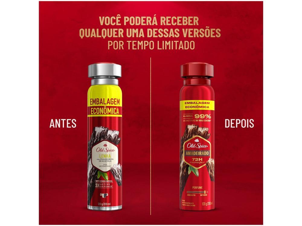 Desodorante Antitranspirante Old Spice Amadeirado 200ml - 10