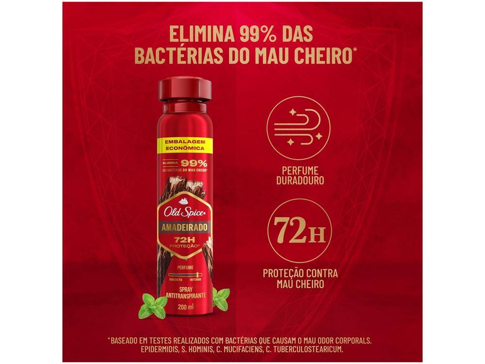 Desodorante Antitranspirante Old Spice Amadeirado 200ml - 11