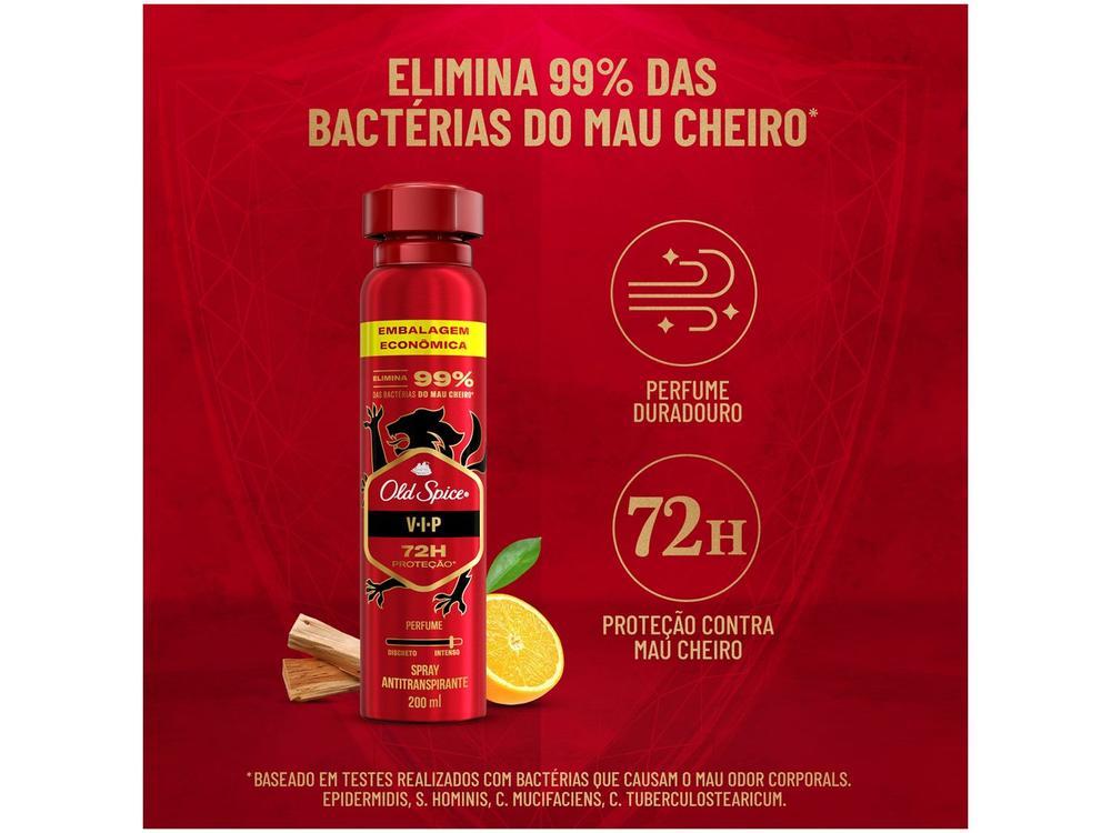 Desodorante Antitranspirante Old Spice VIP 200ml - 15
