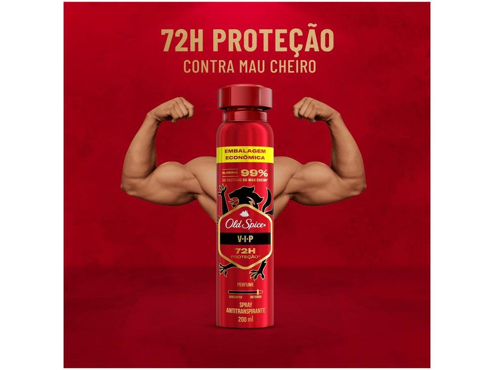Desodorante Antitranspirante Old Spice VIP 200ml - 12