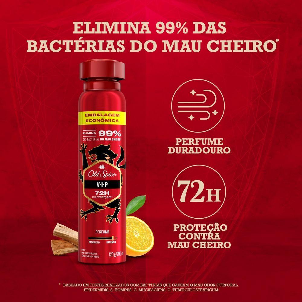 Desodorante Antitranspirante Old Spice VIP 200ml - 4