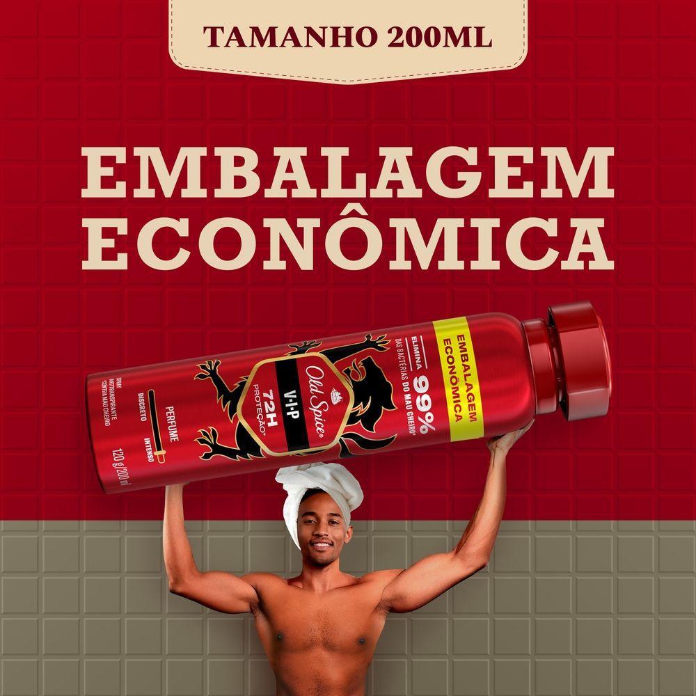 Desodorante Antitranspirante Old Spice VIP 200ml - 5