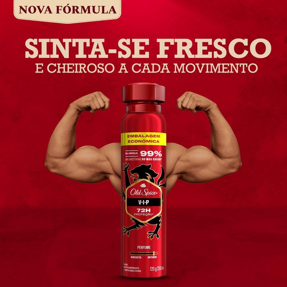 Desodorante Antitranspirante Old Spice VIP 200ml - 8