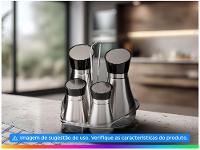 Galheteiro Tramontina com Suporte 4 Peças Realce - 3