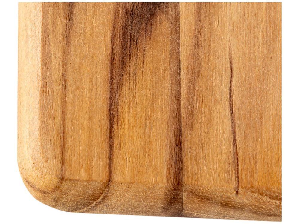 Tábua de Corte de Madeira Retangular Tramontina Kitchen 40x27cm - 15