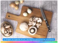 Tábua de Corte de Madeira Retangular Tramontina Kitchen 40x27cm - 12
