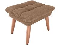 Puff Retangular Marrom Nantes Matrix - 1