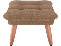 Puff Retangular Marrom Nantes Matrix - 3