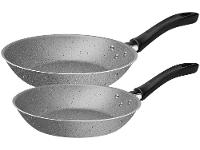 Conjunto de Frigideiras Antiaderente Tramontina de Alumínio Linz Cinza 2 Peças - 9