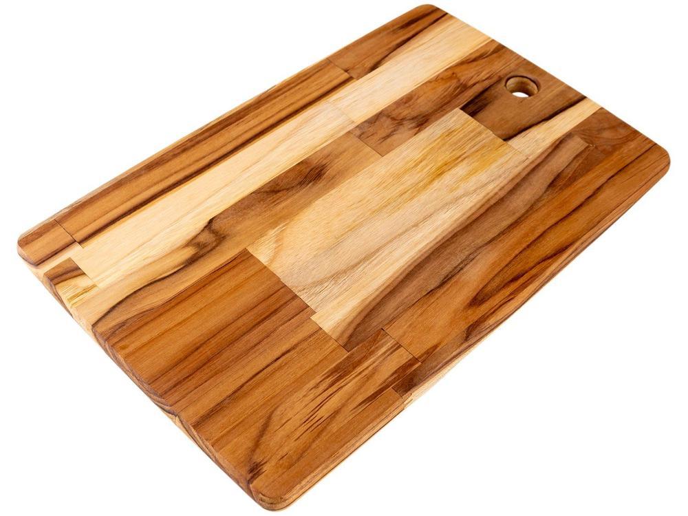 Tábua de Corte de Madeira Retangular Tramontina Kitchen 34x23cm - 5