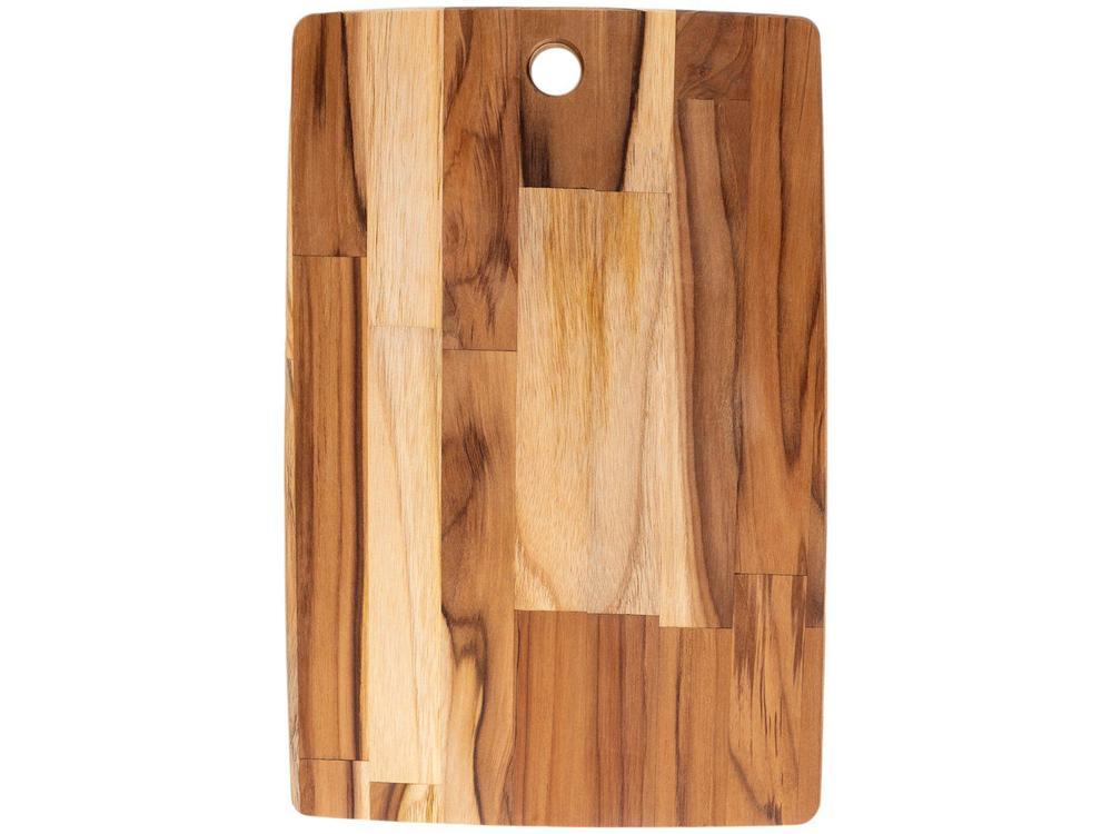 Tábua de Corte de Madeira Retangular Tramontina Kitchen 34x23cm - 9