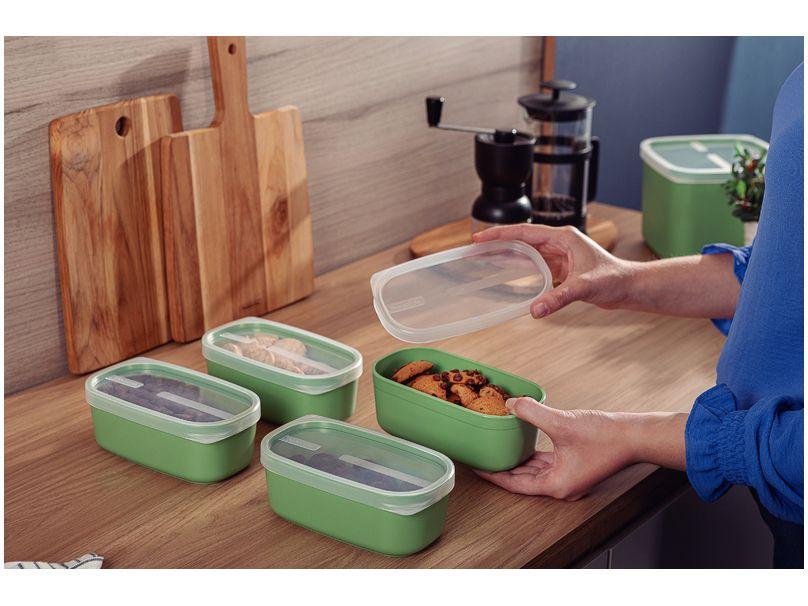 Jogo de Potes Hermético Tramontina com Tampa Mixcolor 7 Peças - 17