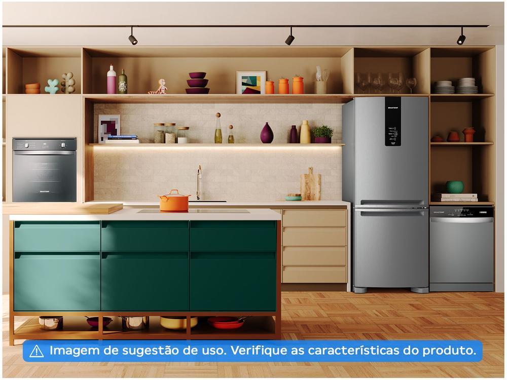 Geladeira/Refrigerador Brastemp Frost Free Duplex Prata 447L BRE57FK - 2