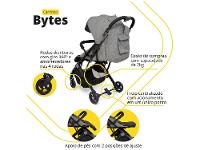 Carrinho de Bebê Safety 1st Bytes até 15kg
