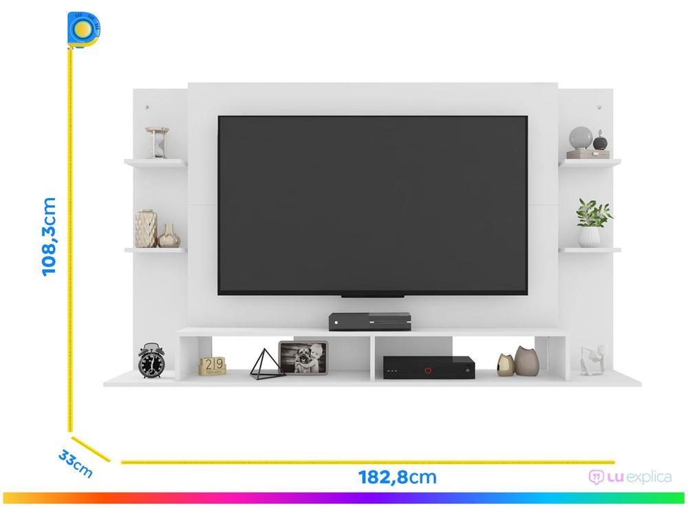Painel para TV até 55" Caemmun Domínio 4 Prateleiras - 8