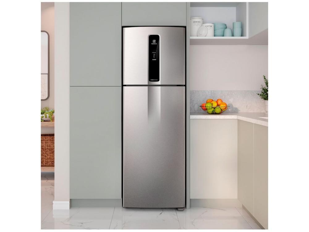 Geladeira/Refrigerador Electrolux Frost Free Duplex Inox Look 390L Efficient AutoSense IF43S - 21