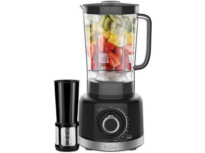 Liquidificador Philco Turbo PLQ1550P Preto com Filtro 12 Velocidades + Pulsar 1200W