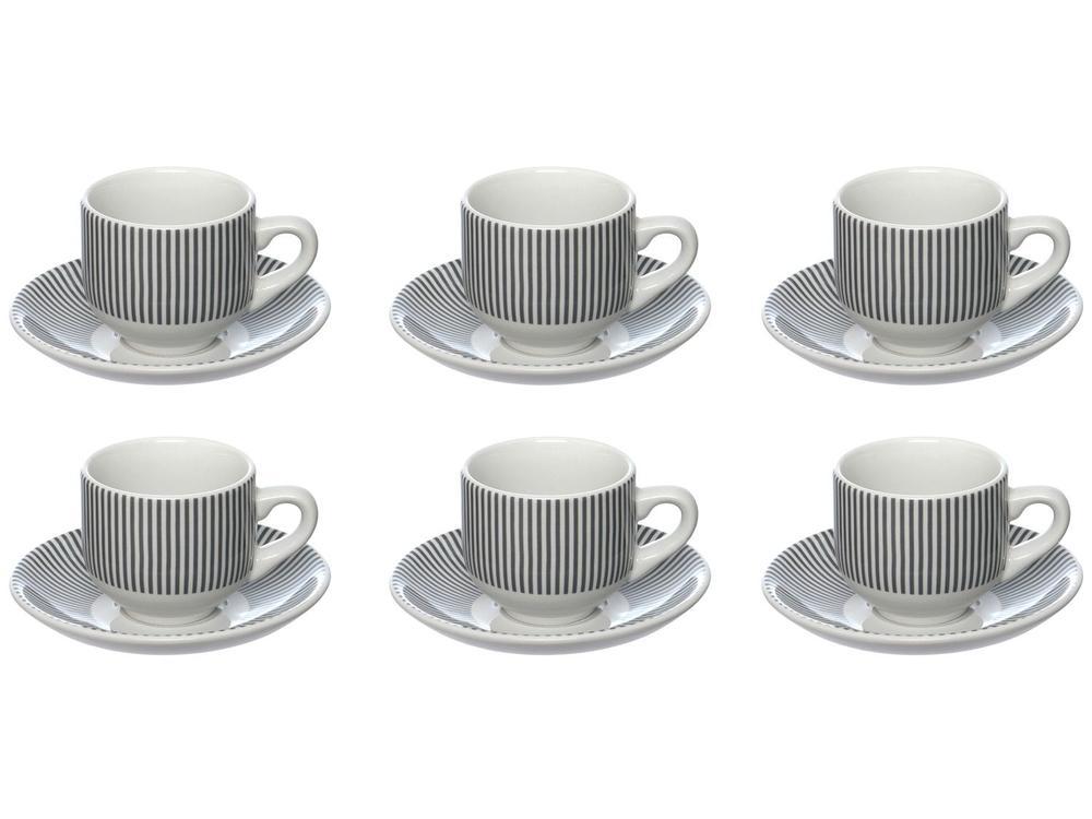 Jogo de Xícaras de Café 90ml Hauskraft Lisboa 6 Peças - 1