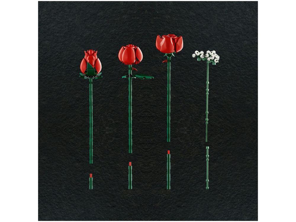LEGO Icons Buquê de Rosas 10328 822 Peças  - 7
