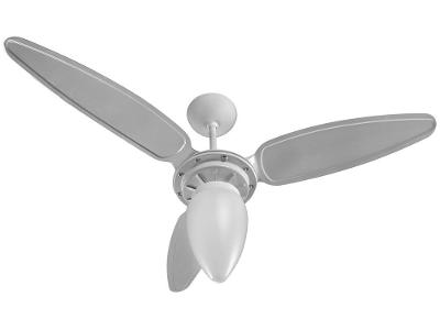 Ventilador de Teto Ventisol Wind 3 Pás Branco para 1 Lâmpada