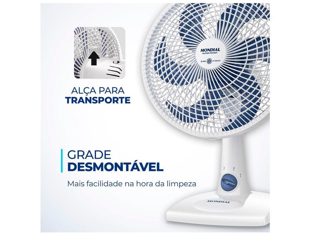 Ventilador de Mesa Mondial Super Power VSP-30-W - 16
