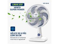Ventilador de Mesa Mondial Super Power VSP-30-W