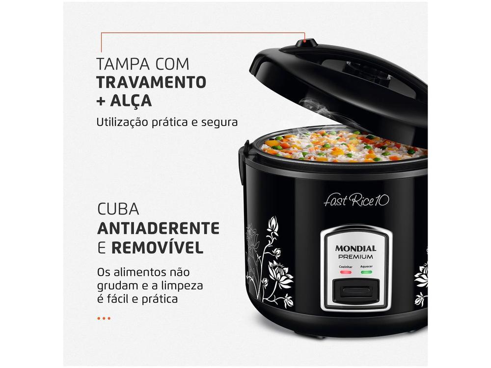 Panela de Arroz Elétrica 10 Xícaras Mondial Fast Rice 10 PE-44-10X - 5