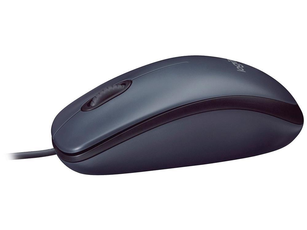 Mouse Logitech Óptico 1000DPI 3 Botões M90 - 3
