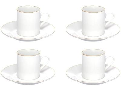 Jogo de Xícaras de Café 90ml Hauskraft Royal 4 Peças