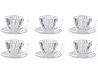 Jogo de Xícaras de Chá 230ml Hauskraft Graffiato 6 Peças - 1