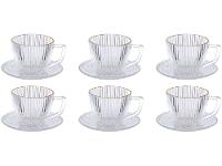 Jogo de Xícaras de Chá 230ml Hauskraft Graffiato 6 Peças - 1