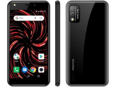 Smartphone Positivo Twist 4 Fit 32GB Preto 3G Quad-Core 1GB RAM Tela 5” Câm. 8MP + Selfie 5M